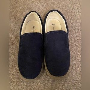 CREW CUTS CHILD SHOE SIZE 2 BLUE MAN MADE SHOES